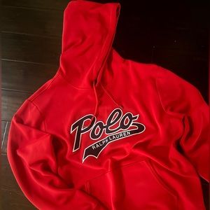 Ralph Lauren hoodie Red size XL